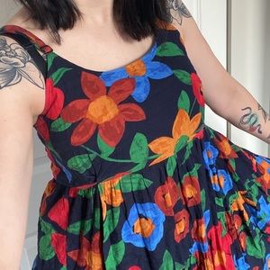 Colourful maxi dress